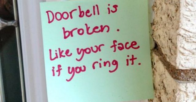 Doorbell-Note
